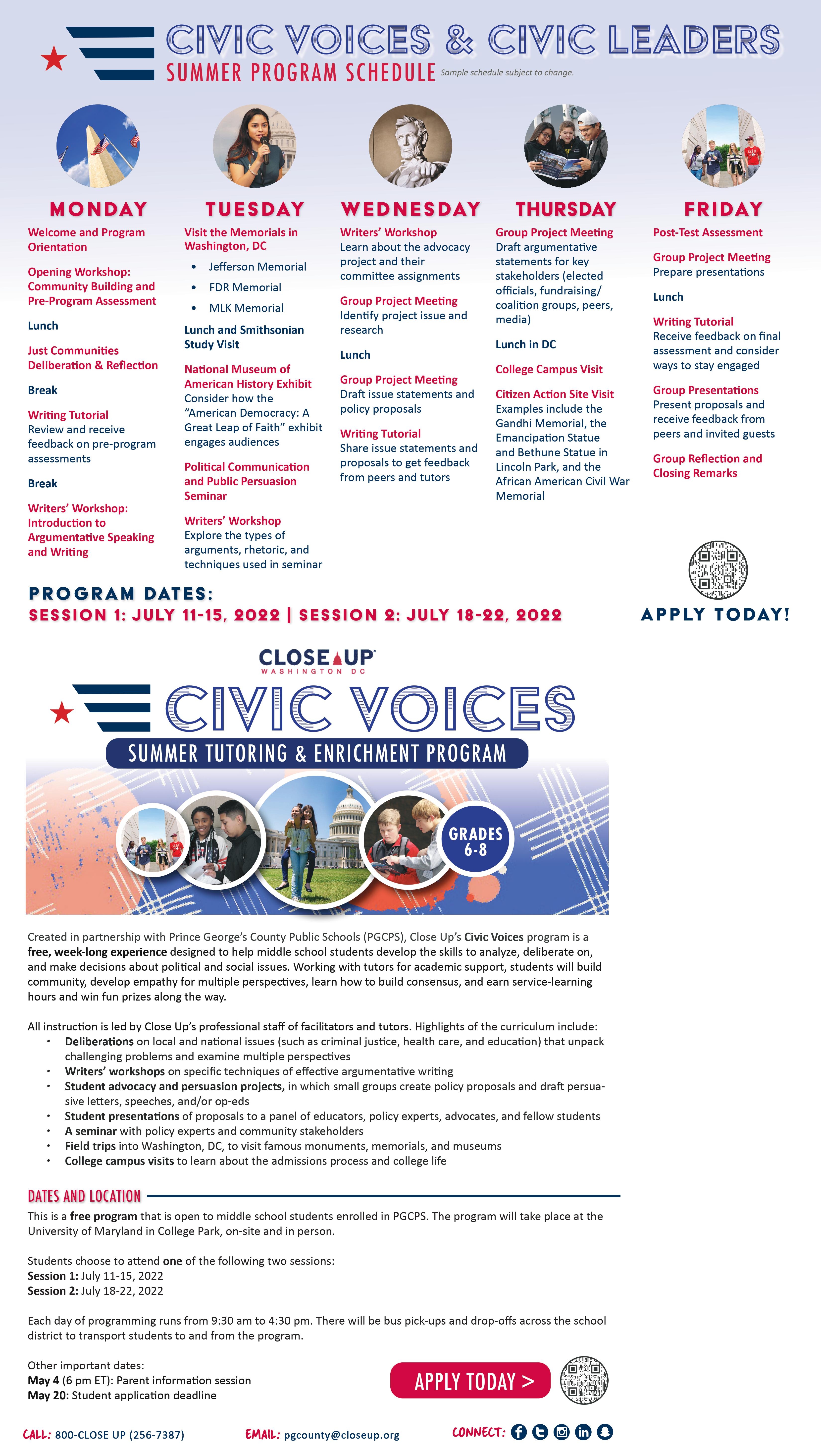 Civic Voices Summer Edition